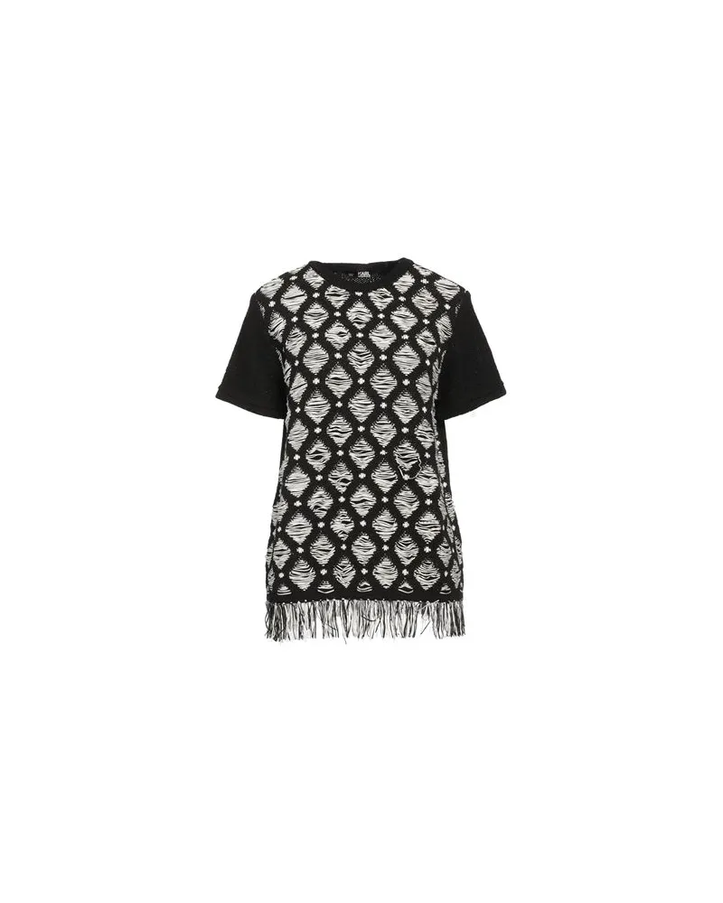 Karl Lagerfeld STRICKWAREN - Pulloverauf YOOX.COM Schwarz