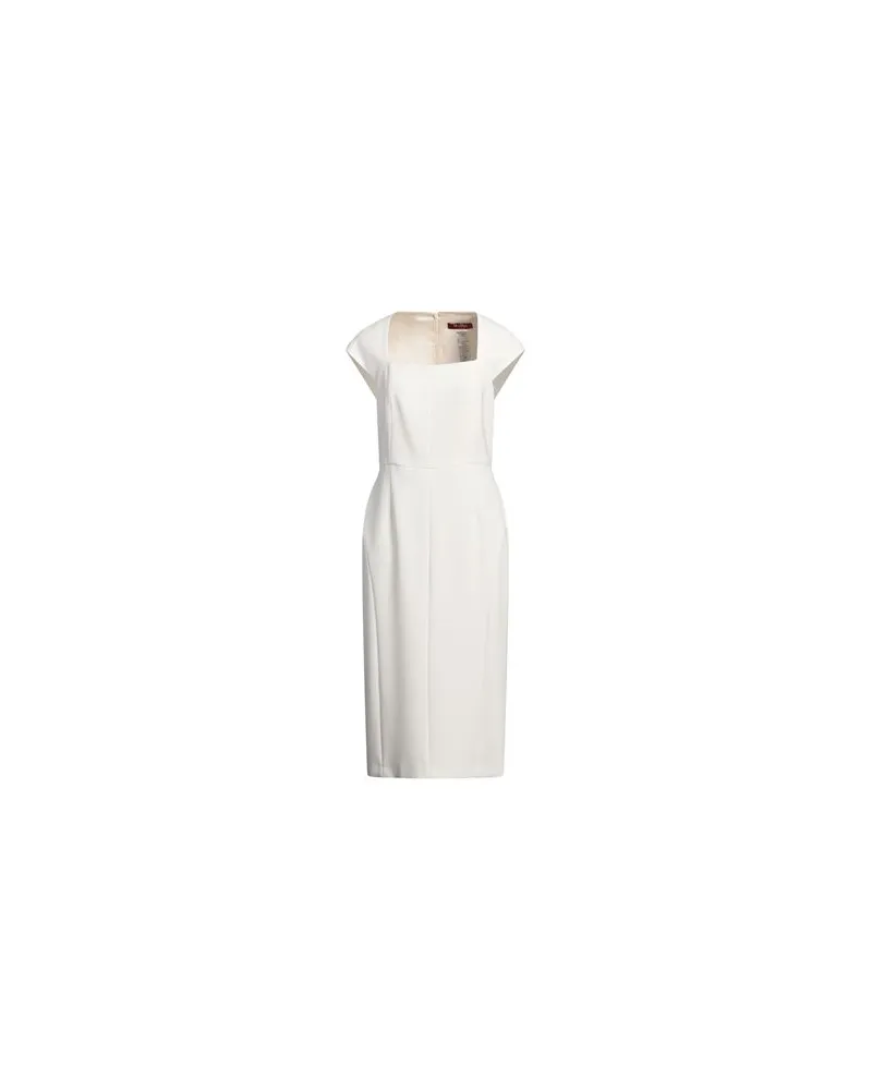 Max Mara KLEIDER - Midi-Kleiderauf YOOX.COM Elfenbein