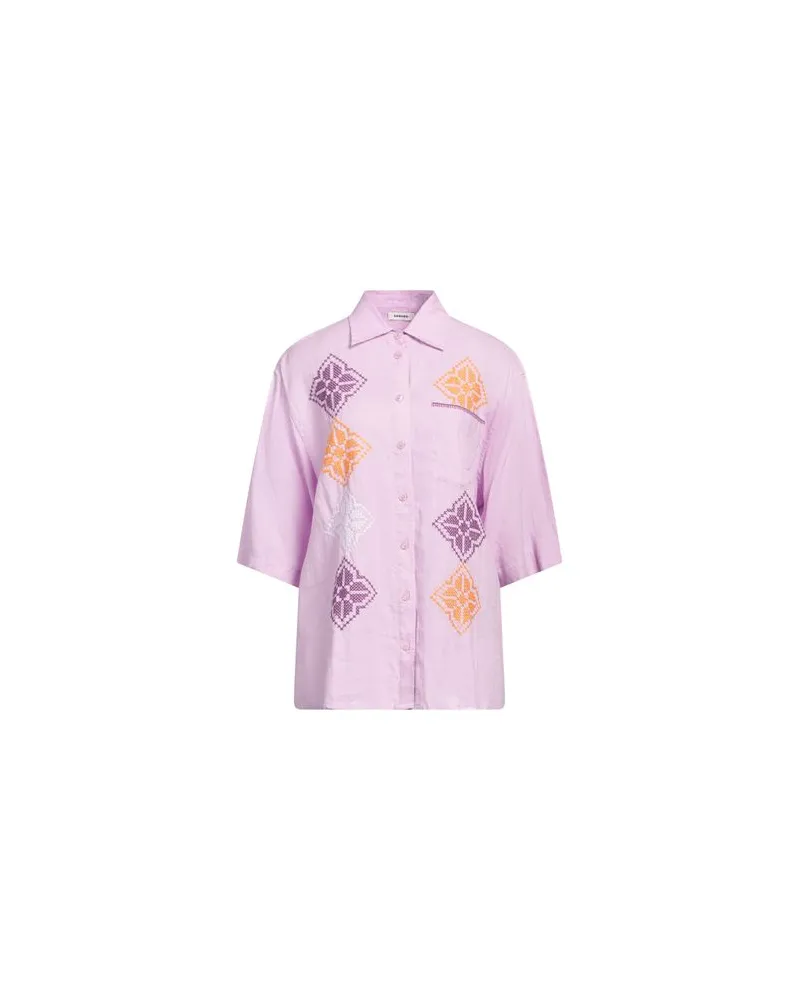 Sandro TOPS - Hemdenauf YOOX.COM Rosa
