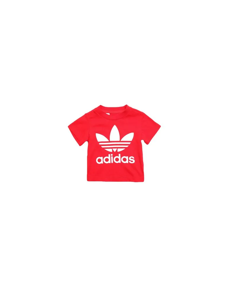 adidas TREFOIL TEE   - TOPS - T-shirtsauf YOOX.COM Rot