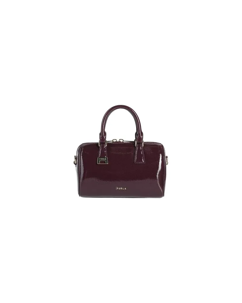 Furla OLIVIA MINI BOSTON BAG - TASCHEN - Handtaschenauf YOOX.COM Pflaume