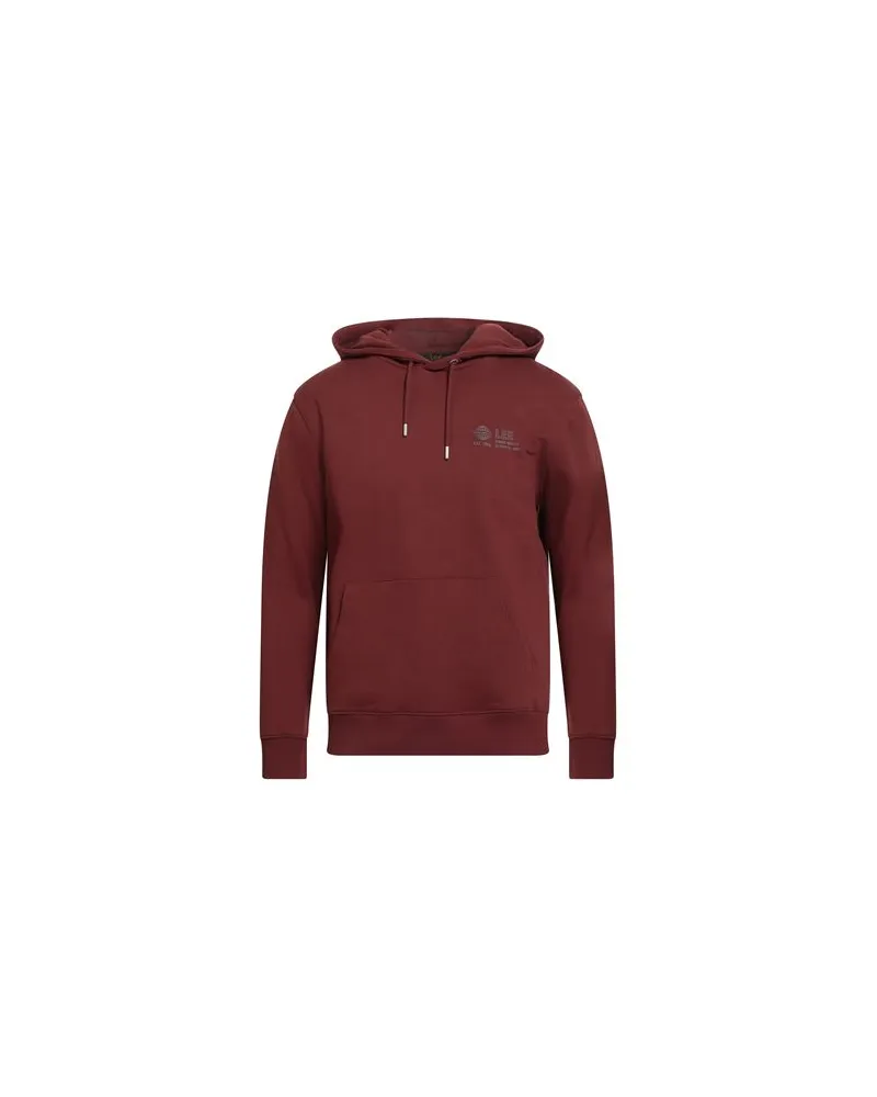 Lee TOPS - Sweatshirtsauf YOOX.COM Ziegelrot