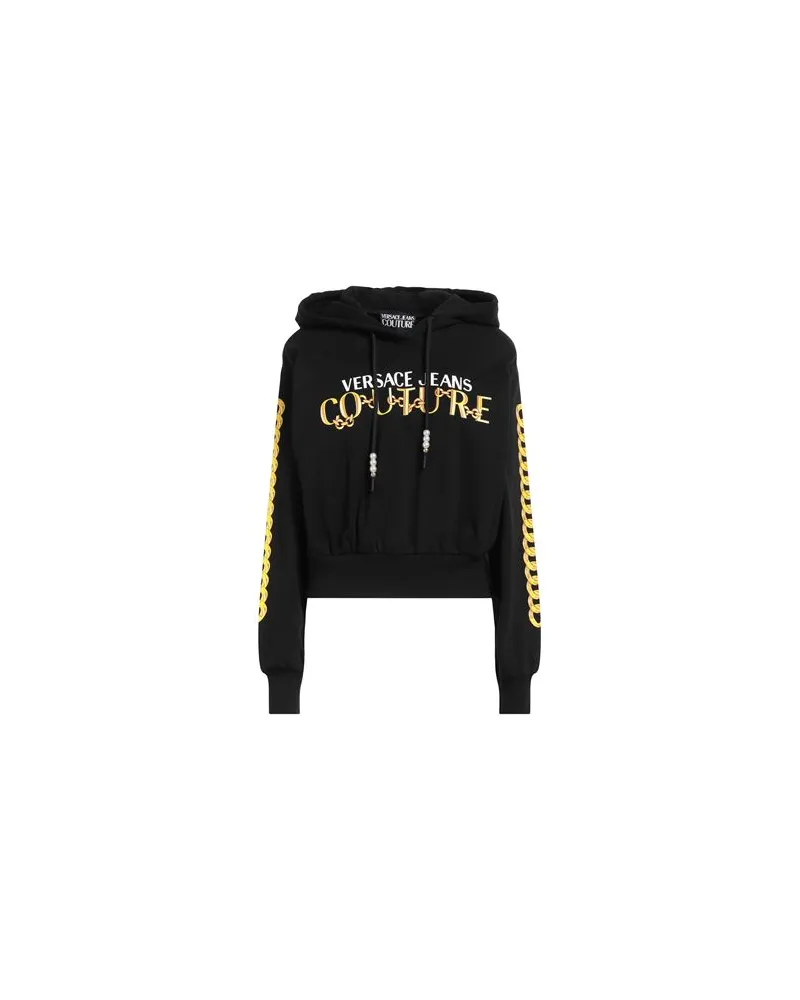 Versace Jeans TOPS - Sweatshirtsauf YOOX.COM Schwarz
