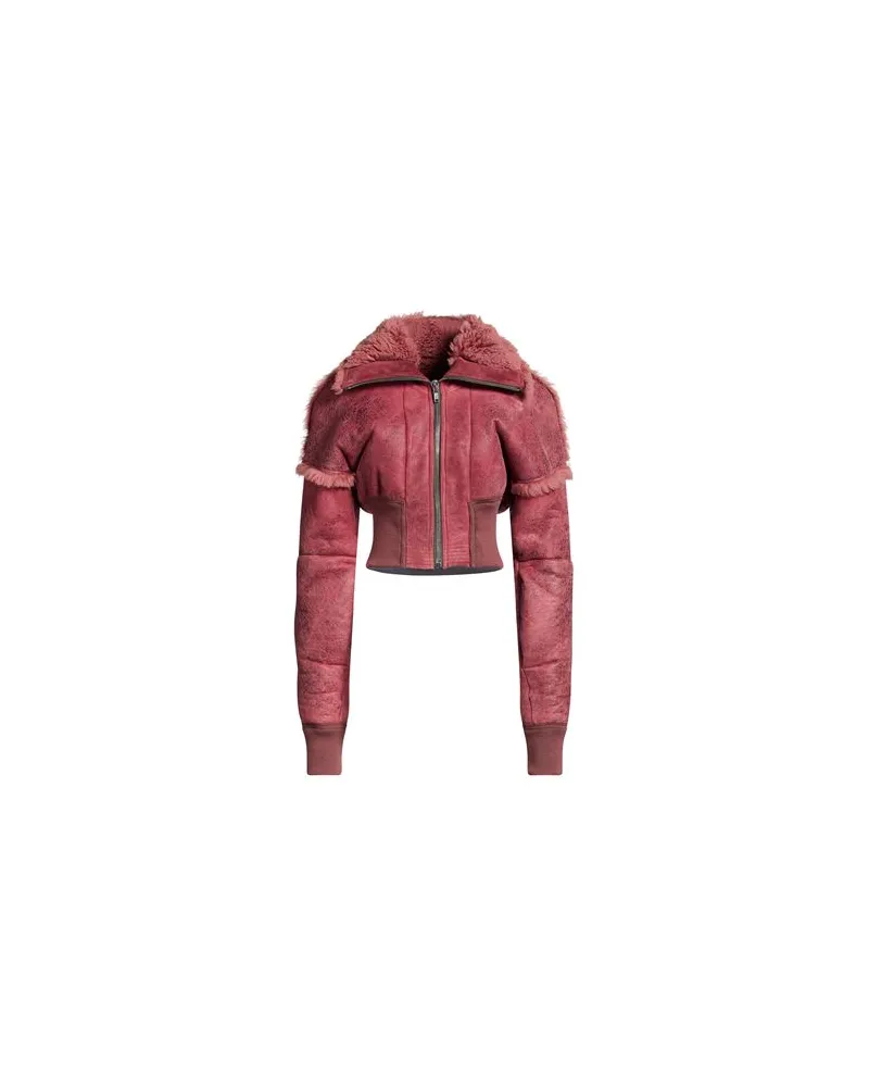 Rick Owens JACKEN & MÄNTEL - Shearling- & Kunstfellauf YOOX.COM Antikrosa
