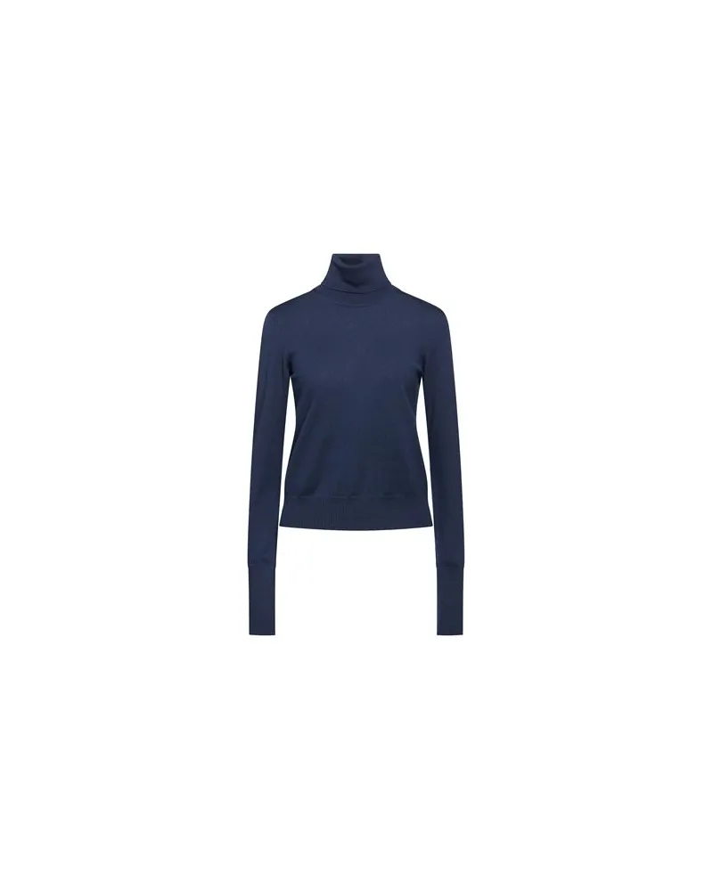 Patrizia Pepe STRICKWAREN - Rollkragenpulloverauf YOOX.COM Marineblau