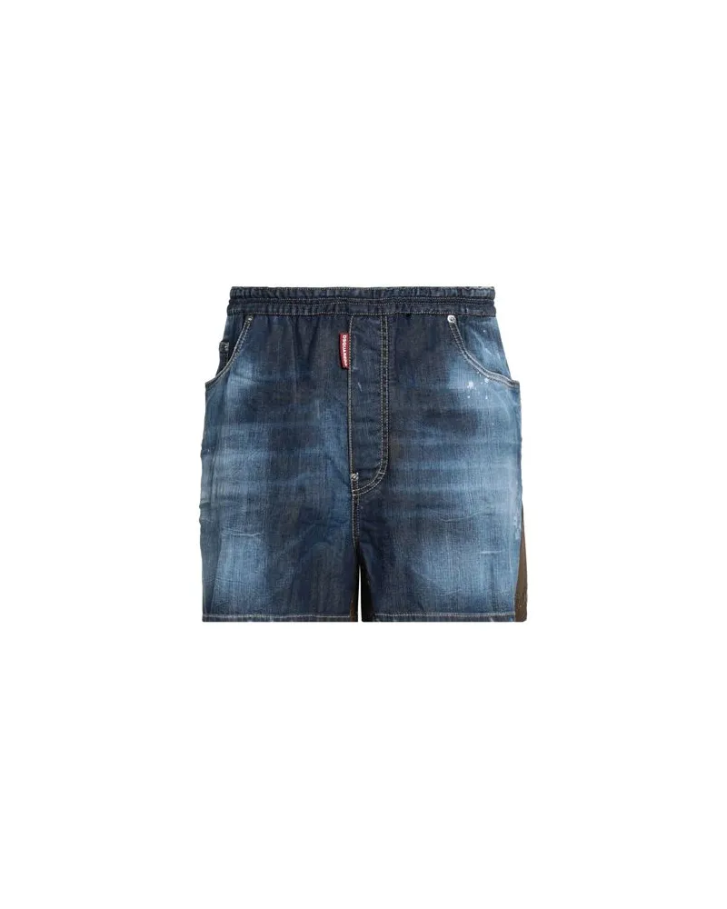 Dsquared2 HOSEN & RÖCKE - Jeansshortsauf YOOX.COM Blau