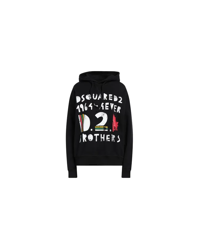 Dsquared2 TOPS - Sweatshirtsauf YOOX.COM Schwarz
