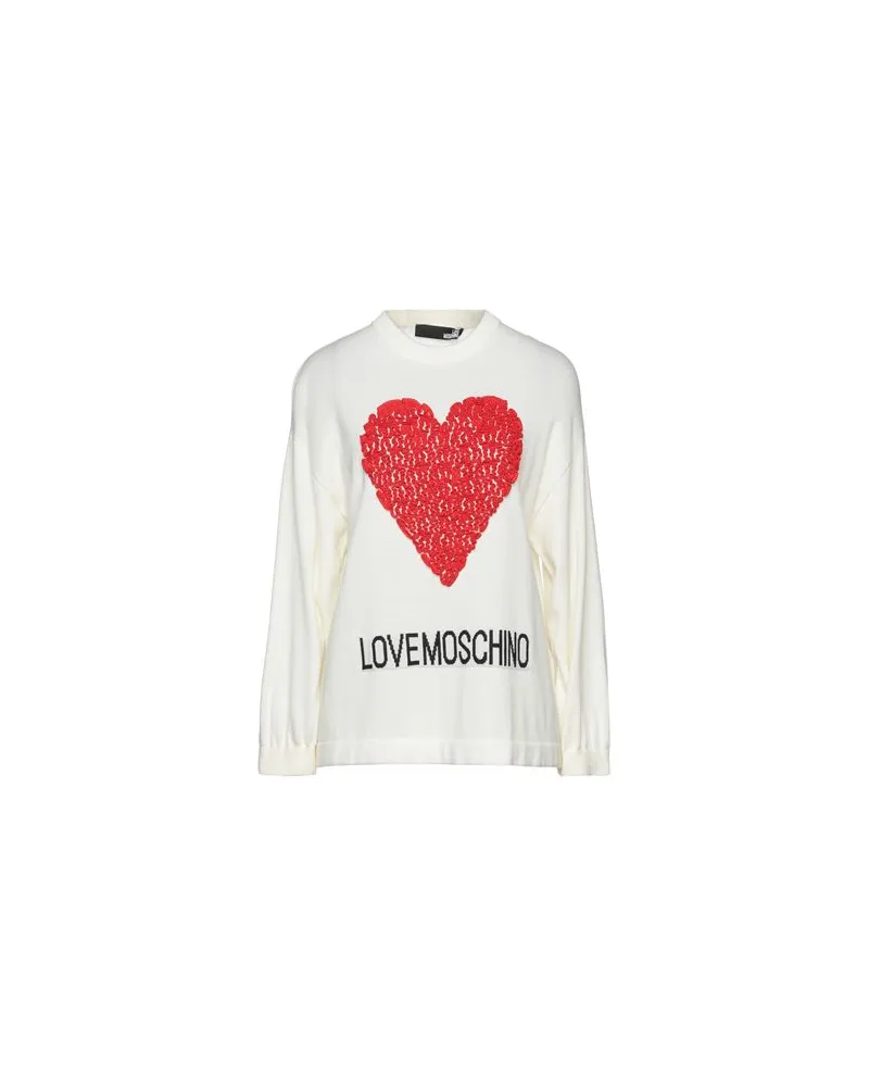 Moschino STRICKWAREN - Pulloverauf YOOX.COM Elfenbein