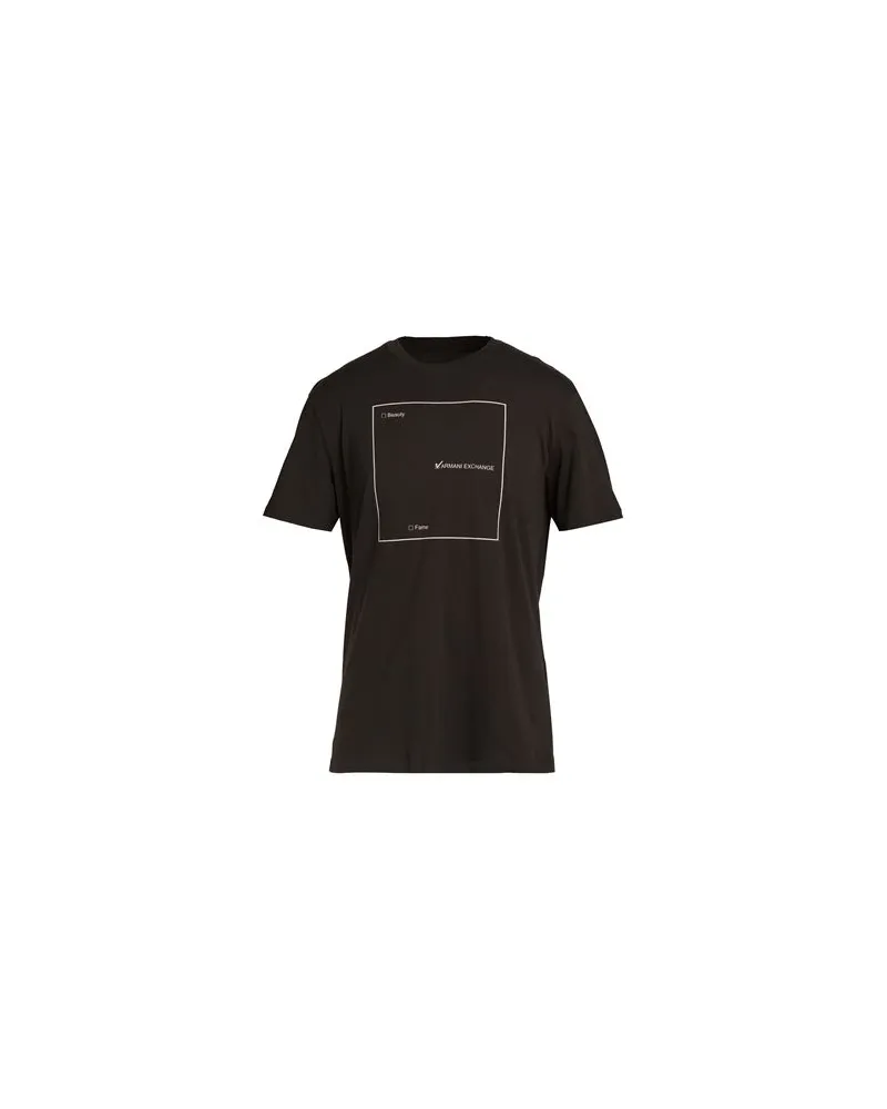 Armani Exchange TOPS - T-shirtsauf YOOX.COM Braungrau