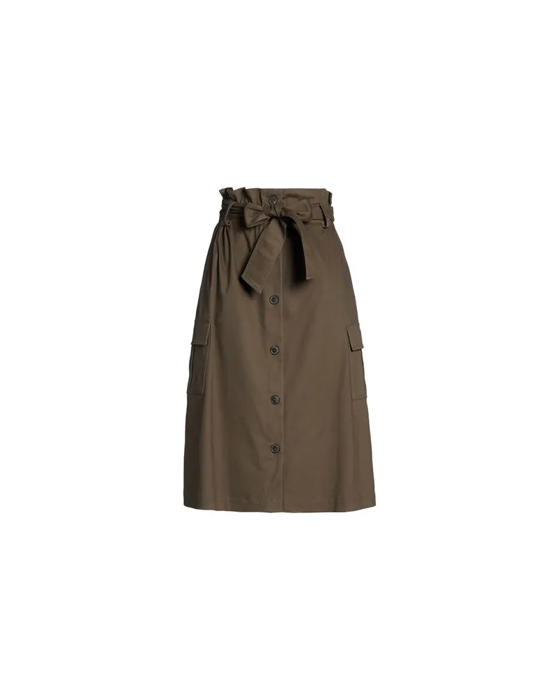 SHIRTAPORTER HOSEN & RÖCKE - Midi-Röckeauf YOOX.COM Militärgrün