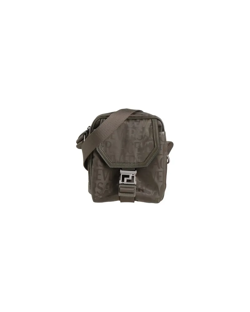Versace TASCHEN - Umhängetascheauf YOOX.COM Militärgrün