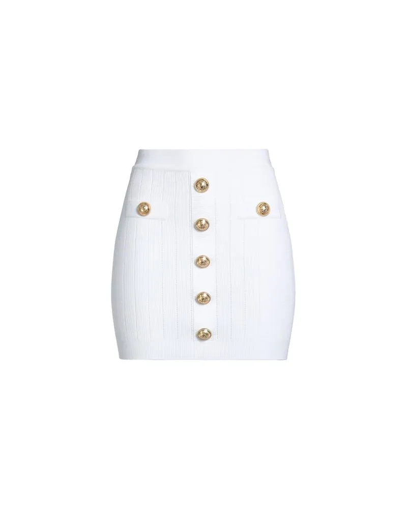 Balmain HOSEN & RÖCKE - Miniröckeauf YOOX.COM Weiß