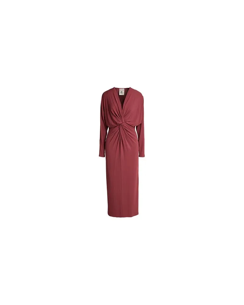 Semicouture KLEIDER - Midi-Kleiderauf YOOX.COM Antikrosa