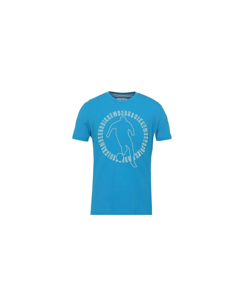 Bikkembergs TOPS - T-shirtsauf YOOX.COM Azurblau