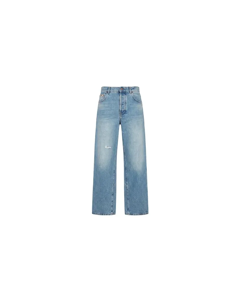 Moschino HOSEN & RÖCKE - Jeanshosenauf YOOX.COM Blau