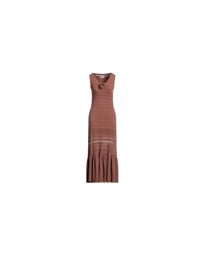 Sandro KLEIDER - Maxi-Kleiderauf YOOX.COM Braun