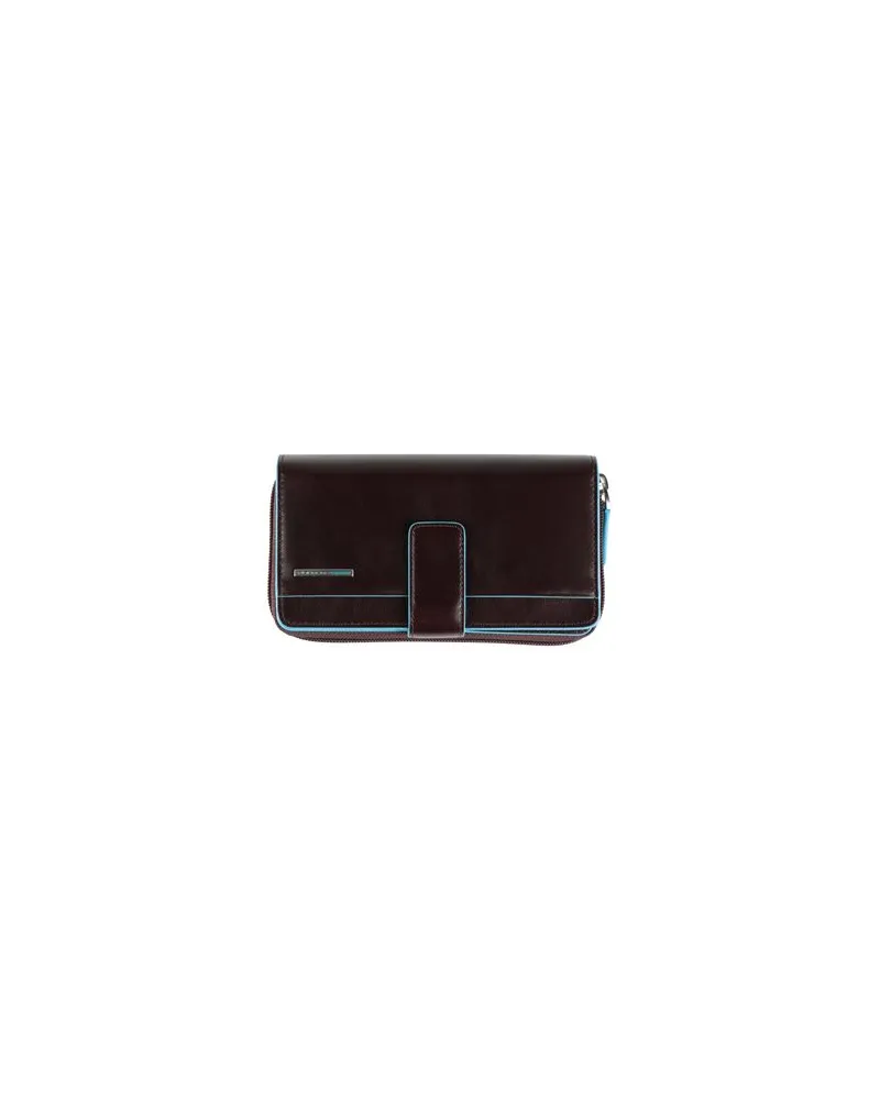 Piquadro Kleinlederwaren - Brieftaschenauf YOOX.COM Schokobraun