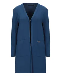 Frankie Morello Strickjacke Taubenblau