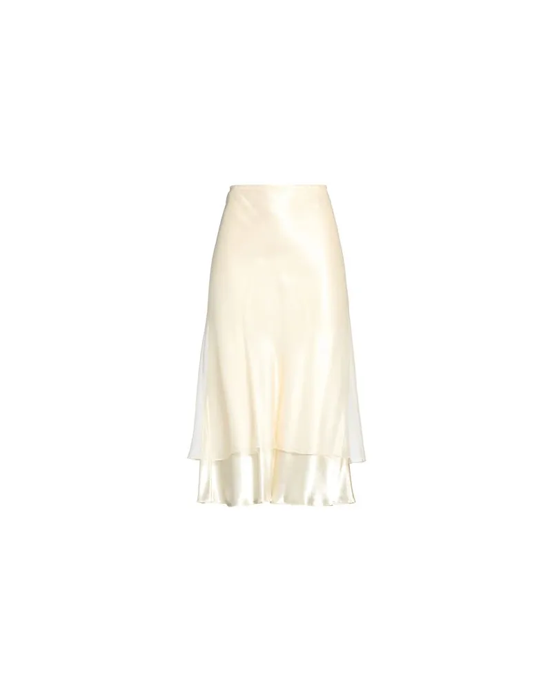 KHAITE HOSEN & RÖCKE - Midi-Röckeauf YOOX.COM Cremeweiß