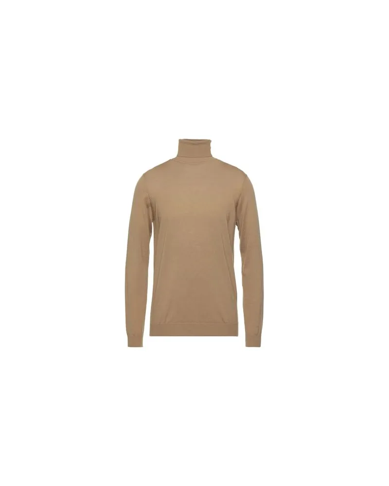 Daniele Alessandrini STRICKWAREN - Rollkragenpulloverauf YOOX.COM Beige