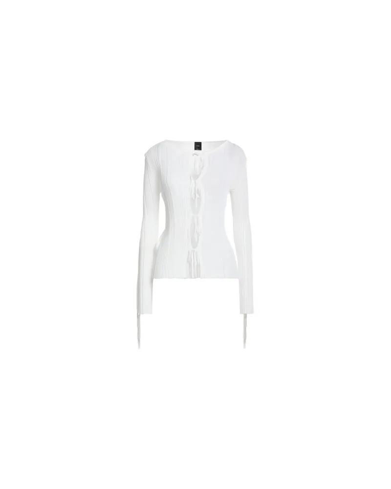 Pinko STRICKWAREN - Strickjackenauf YOOX.COM Elfenbein