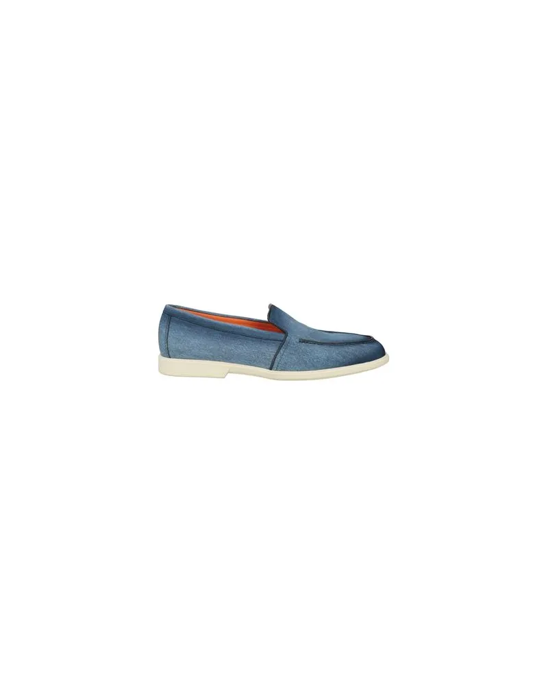 Santoni SCHUHE - Mokassinsauf YOOX.COM Blau