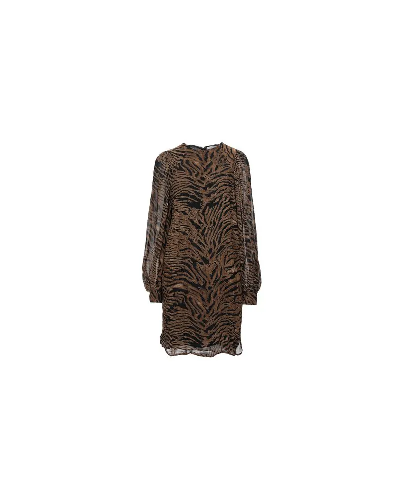 Ganni KLEIDER - Mini-Kleiderauf YOOX.COM Schwarz
