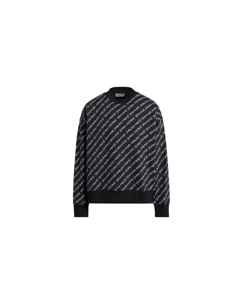 Versace Jeans TOPS - Sweatshirtsauf YOOX.COM Schwarz