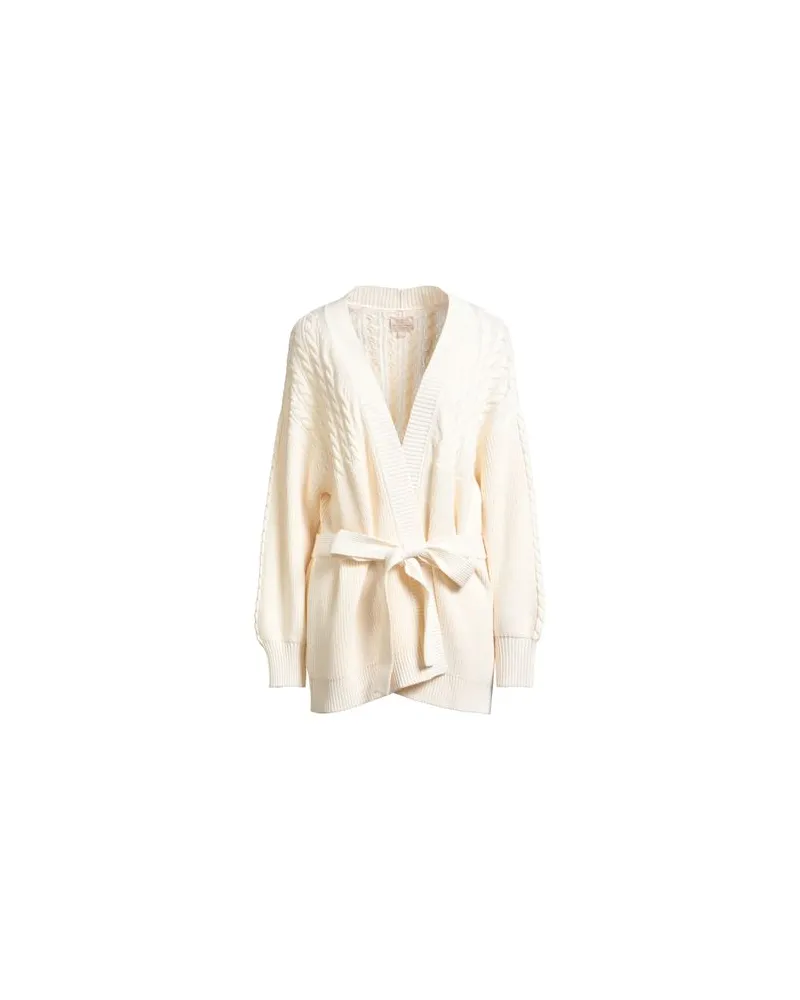 Barbour STRICKWAREN - Strickjackenauf YOOX.COM Cremeweiß