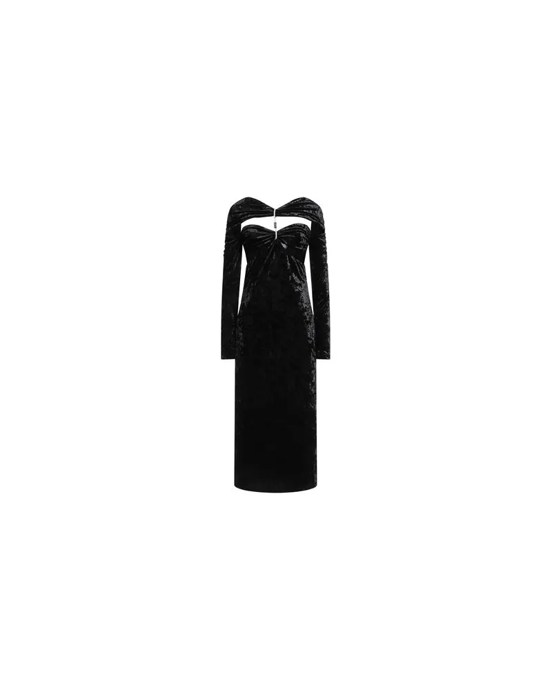 Versace Jeans KLEIDER - Midi-Kleiderauf YOOX.COM Schwarz