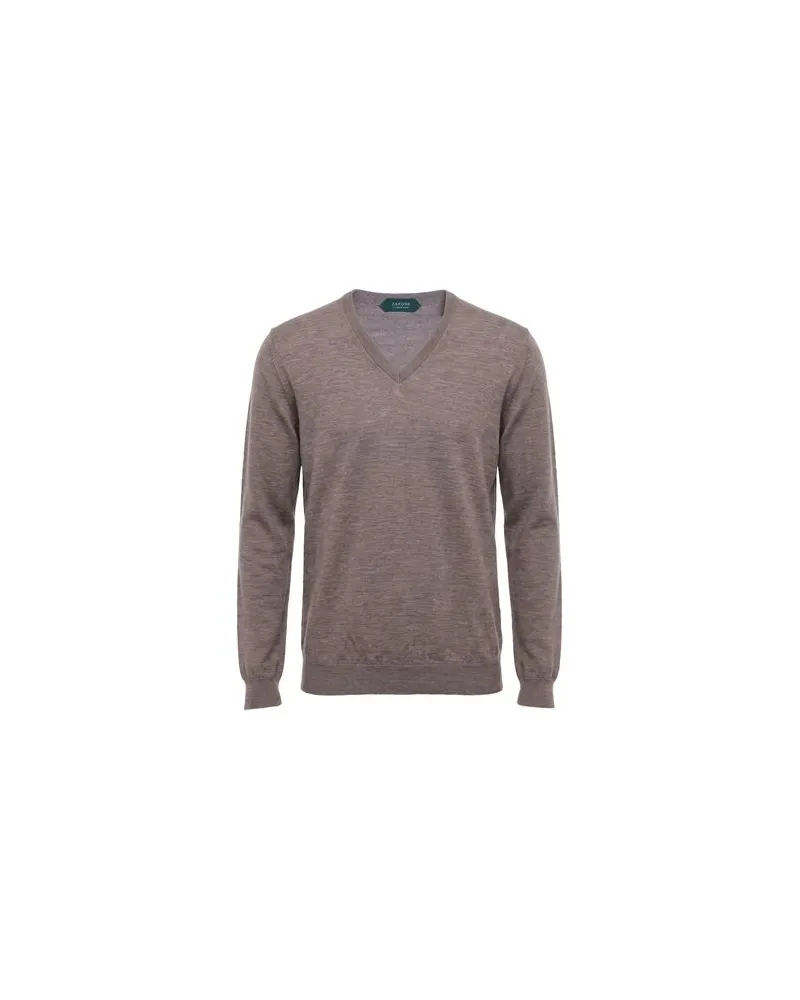 Zanone STRICKWAREN - Pulloverauf YOOX.COM Maulwurfsgrau
