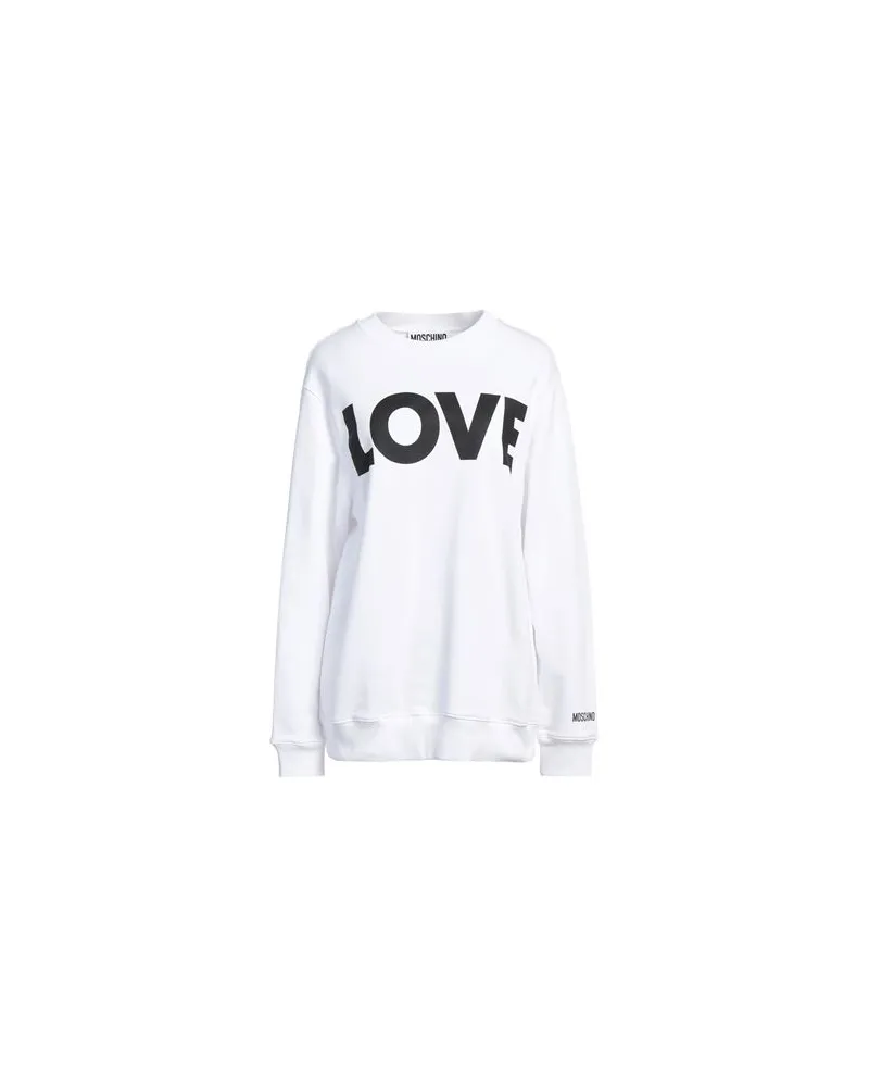 Moschino TOPS - Sweatshirtsauf YOOX.COM Weiß