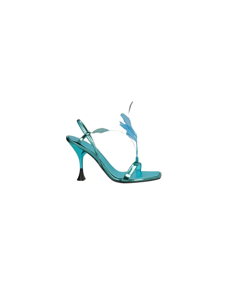 3JUIN SCHUHE - Sandalenauf YOOX.COM Azurblau