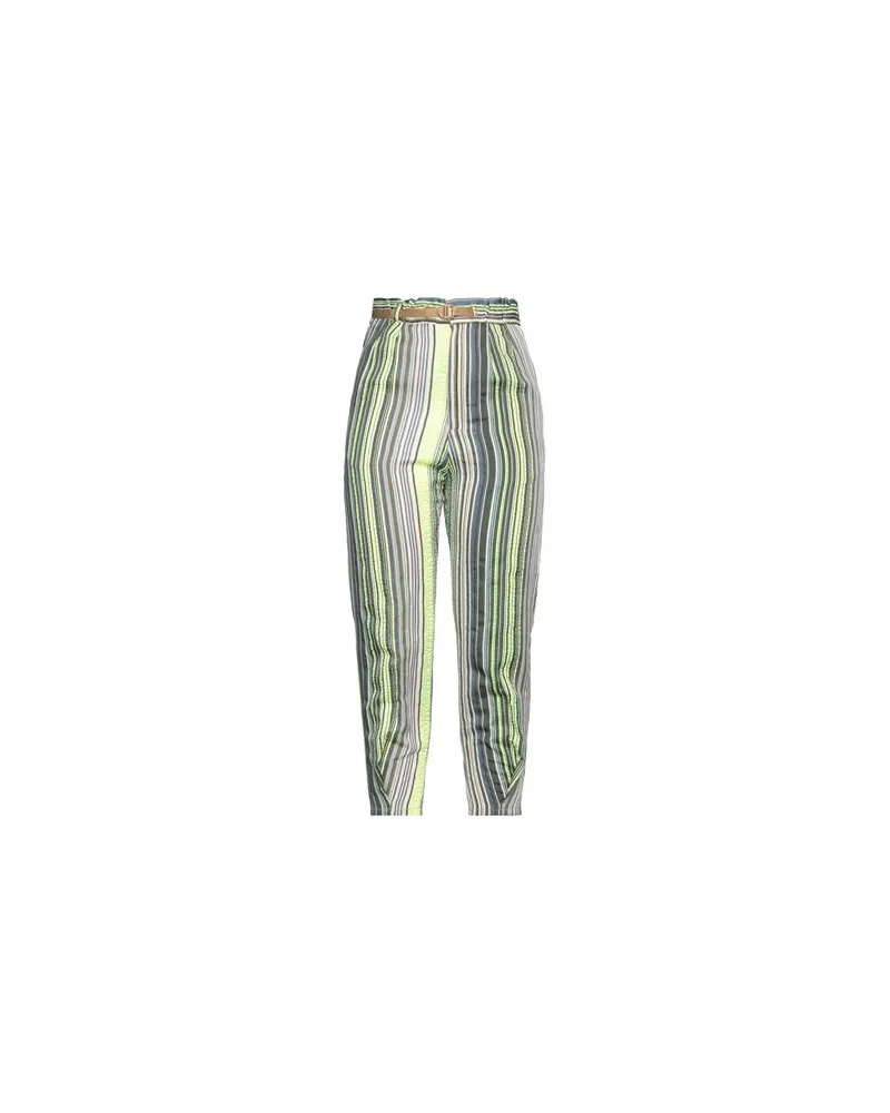 PLAN C HOSEN & RÖCKE - Hosenauf YOOX.COM Limettengrün