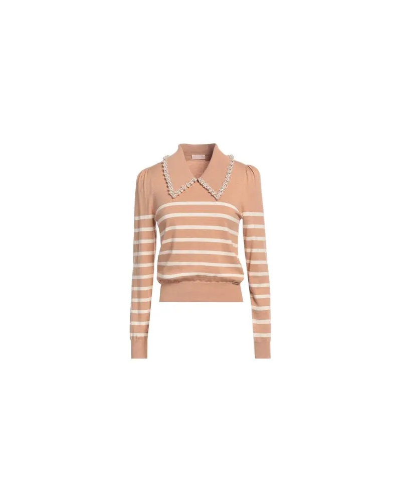 Liu Jo STRICKWAREN - Pulloverauf YOOX.COM Sand
