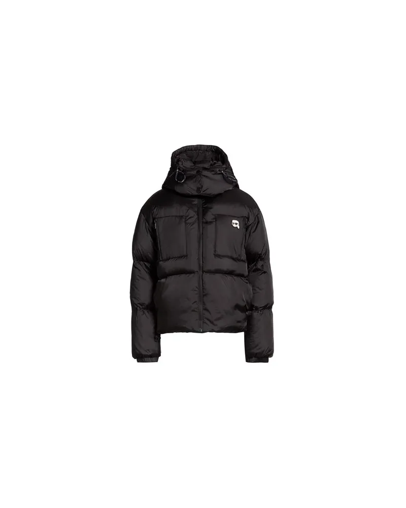 Karl Lagerfeld JACKEN & MÄNTEL - Pufferjacken & Daunenjackenauf YOOX.COM Schwarz