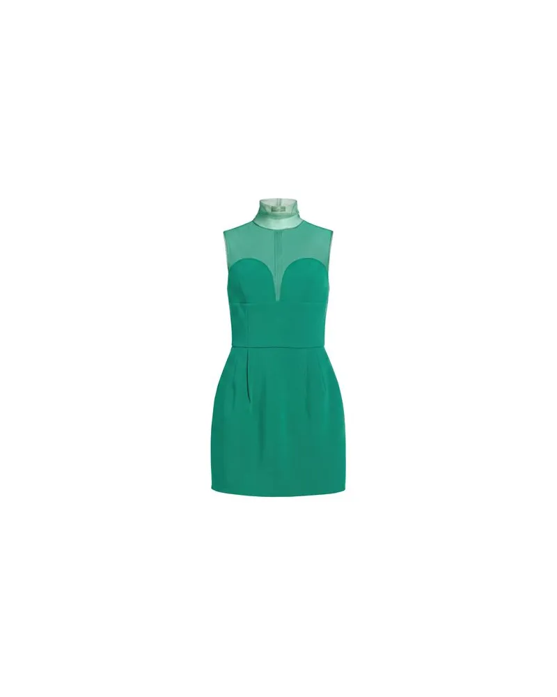 Elisabetta Franchi KLEIDER - Mini-Kleiderauf YOOX.COM Grün