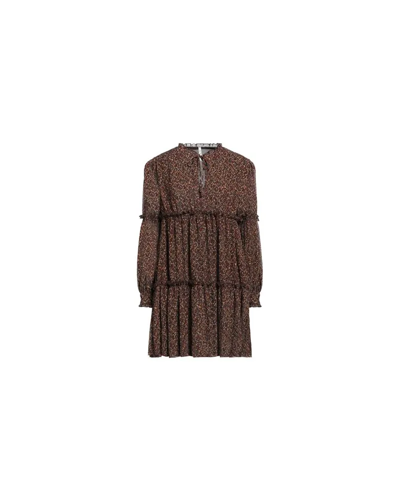 Pepe Jeans KLEIDER - Mini-Kleiderauf YOOX.COM Dunkelbraun