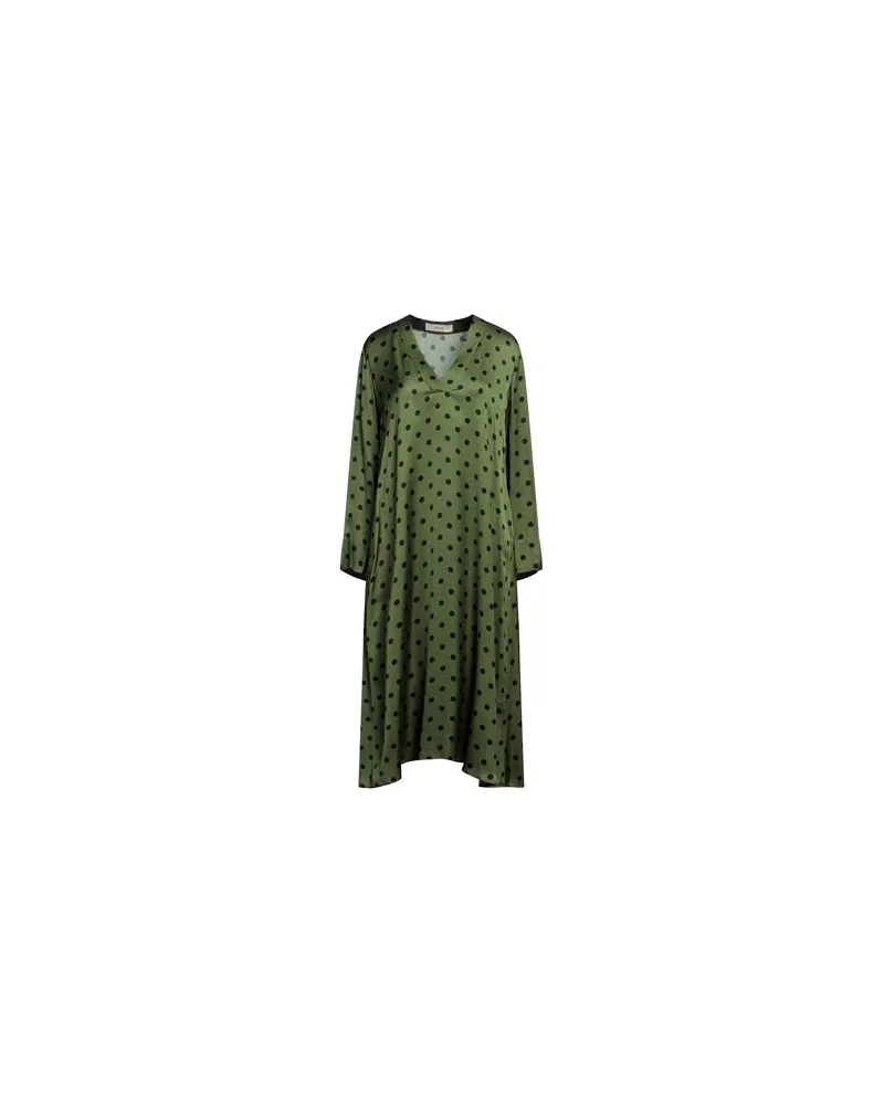 Jucca KLEIDER - Midi-Kleiderauf YOOX.COM Militärgrün