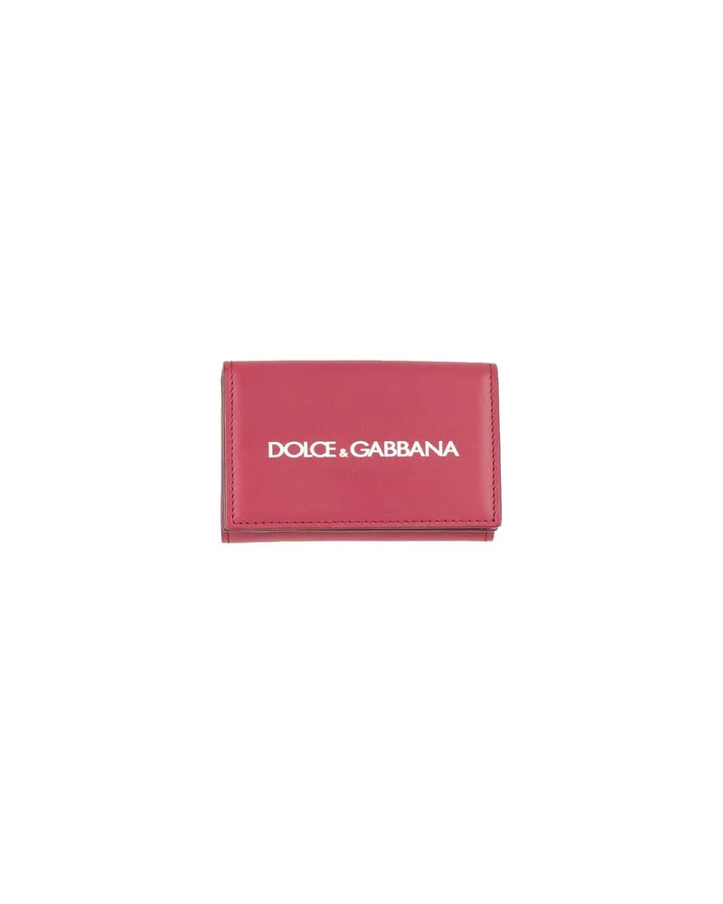 Dolce & Gabbana Kleinlederwaren - Brieftaschenauf YOOX.COM Ziegelrot