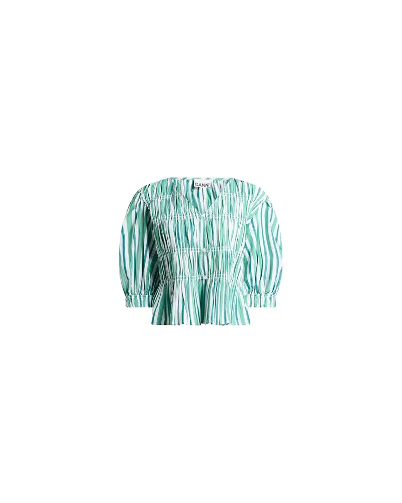 Ganni TOPS - Hemdenauf YOOX.COM Grün