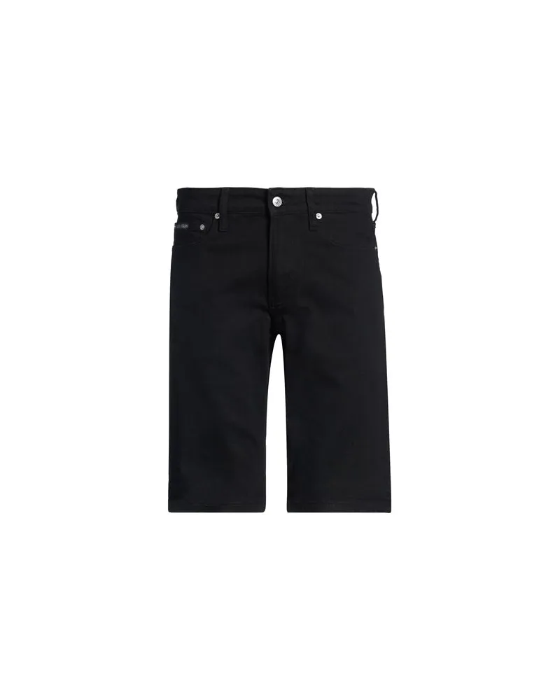 Calvin Klein HOSEN & RÖCKE - Jeansshortsauf YOOX.COM Schwarz