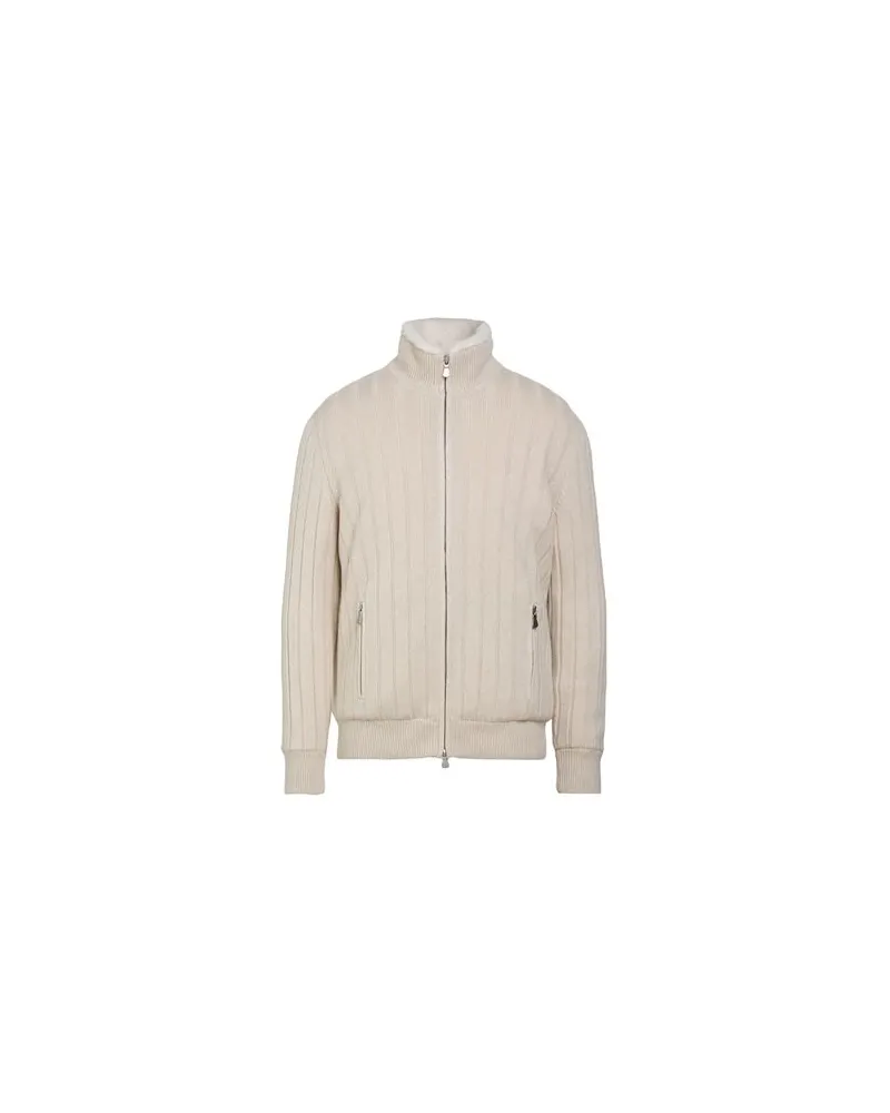 BARBA STRICKWAREN - Strickjackenauf YOOX.COM Beige