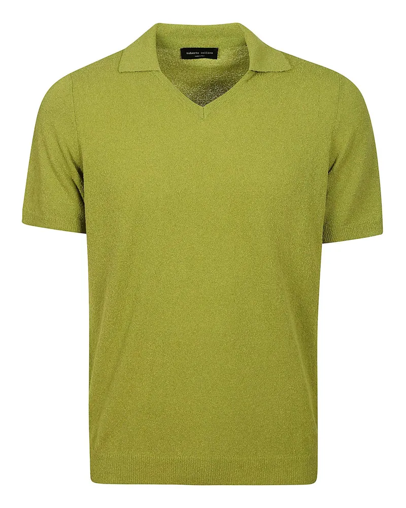 Roberto Collina Poloshirt Grün