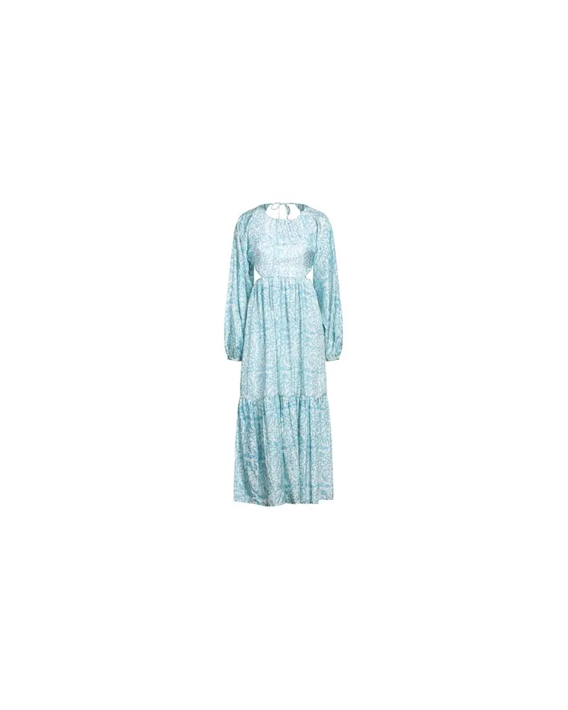 Hannah KLEIDER - Maxi-Kleiderauf YOOX.COM Himmelblau