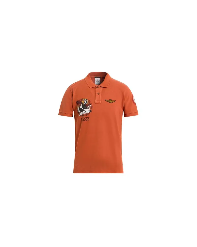 Aeronautica Militare TOPS - Poloshirtsauf YOOX.COM Rostrot
