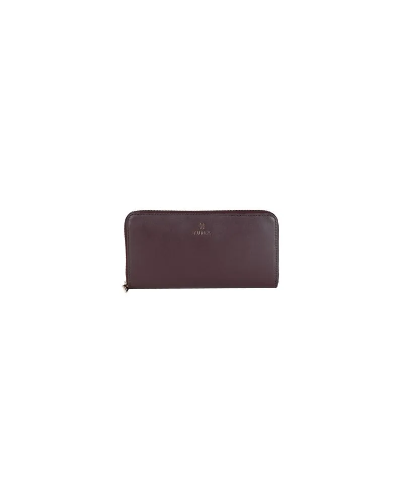Furla CAMELIA XL ZIP AROUND  - Kleinlederwaren - Brieftaschenauf YOOX.COM Pflaume