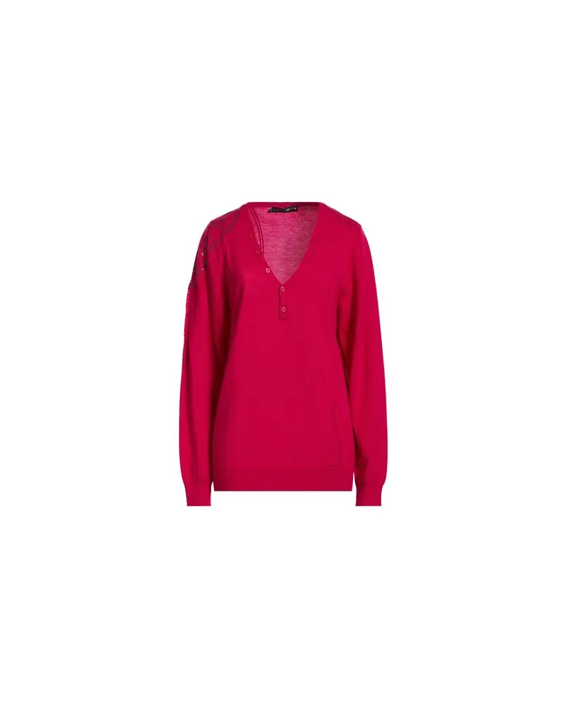 Frankie Morello STRICKWAREN - Pulloverauf YOOX.COM Magenta