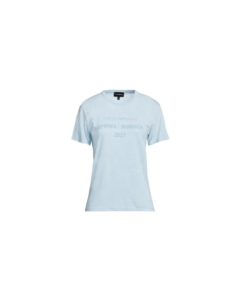 Emporio Armani TOPS - T-shirtsauf YOOX.COM Himmelblau