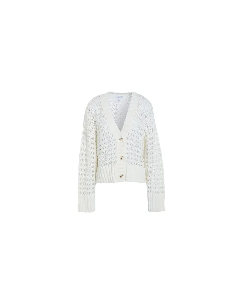 Topshop STRICKWAREN - Strickjackenauf YOOX.COM Weiß